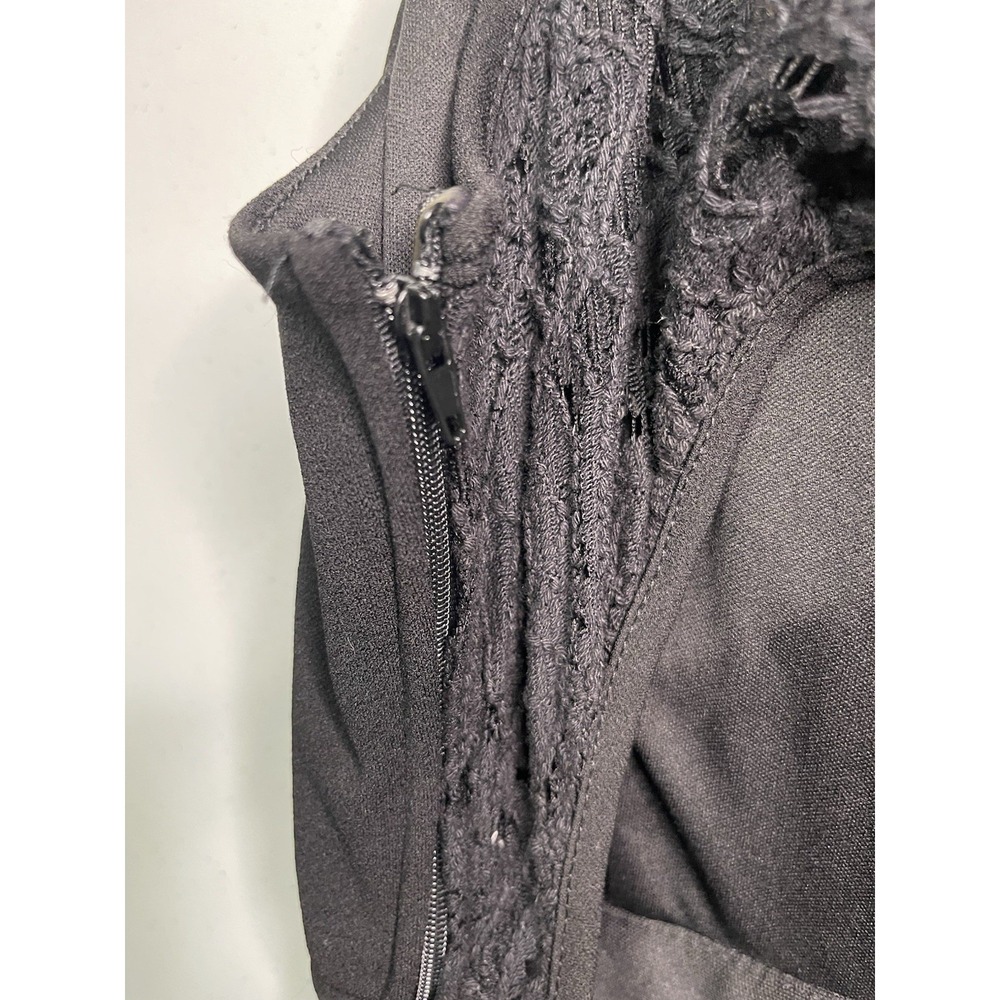 Lace Back Cut-Out Halter Built-In Padded Bra Side-Zip XL Party Evening NWT - Picture 7 of 14